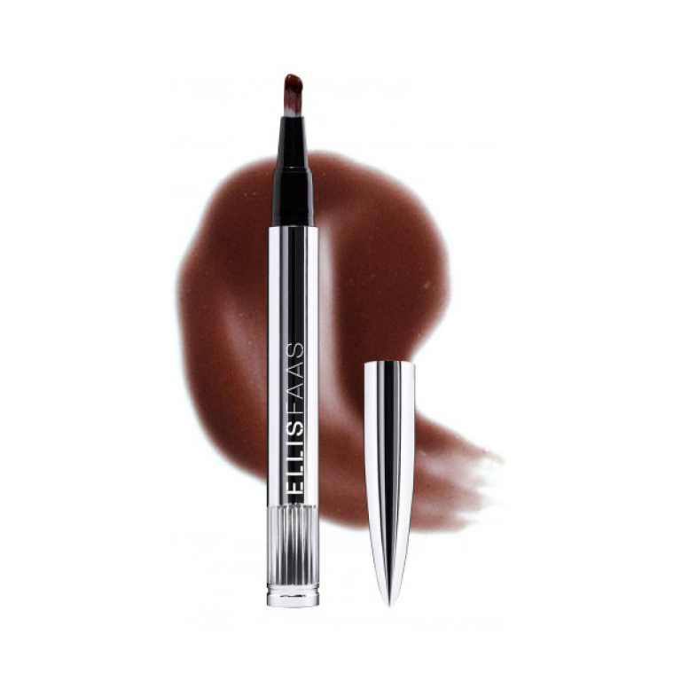 Ellis Faas Glazed Lips L302 - Sheer Dark Brown Product Image